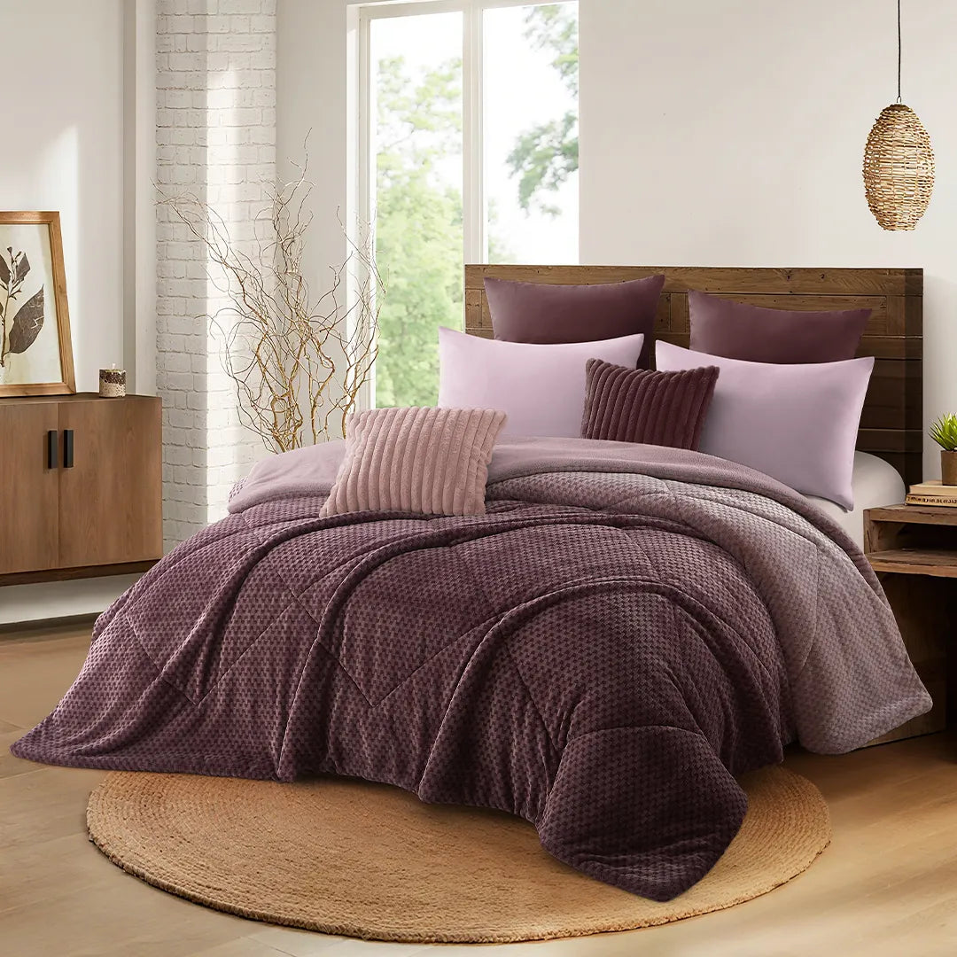 Cobertor Texturelle Artic Violeta