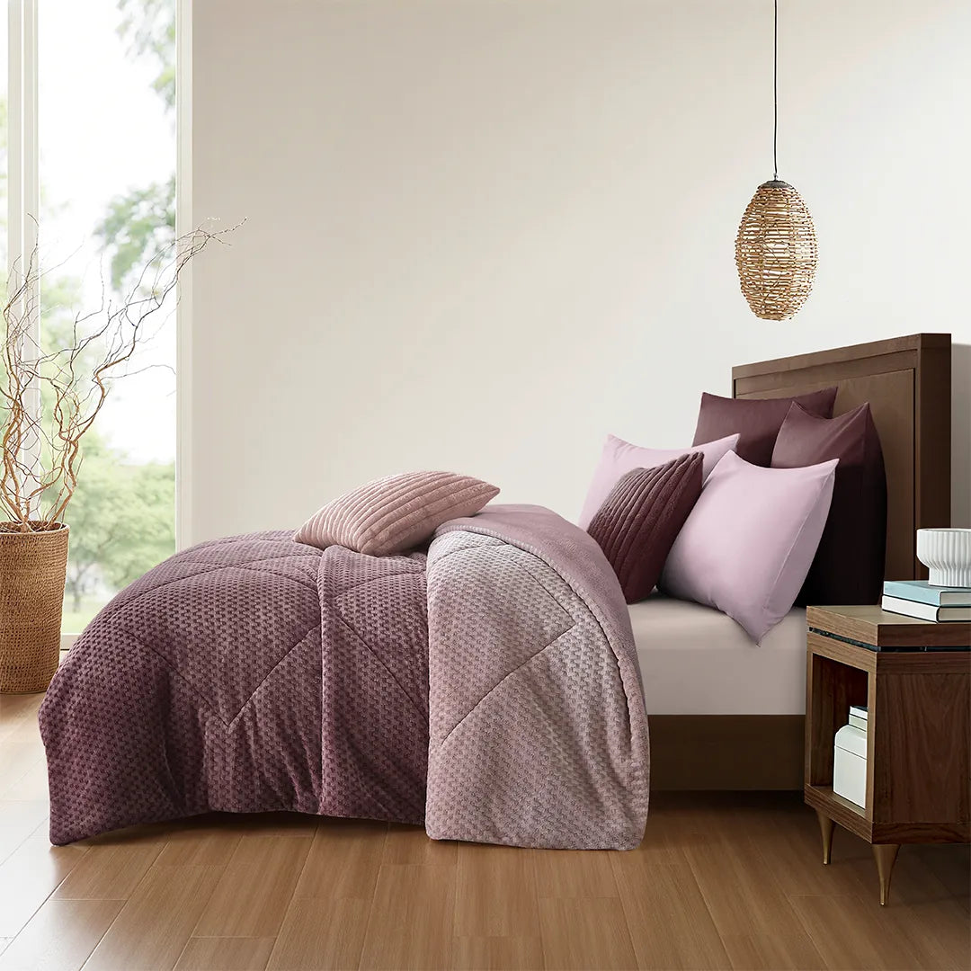 Cobertor Texturelle Artic Violeta