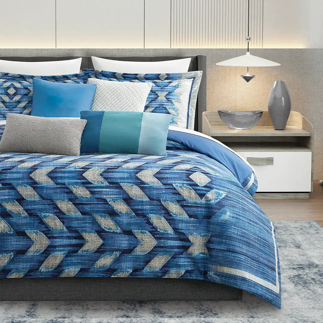 Set de edredón DiseñArte Lazos Blue