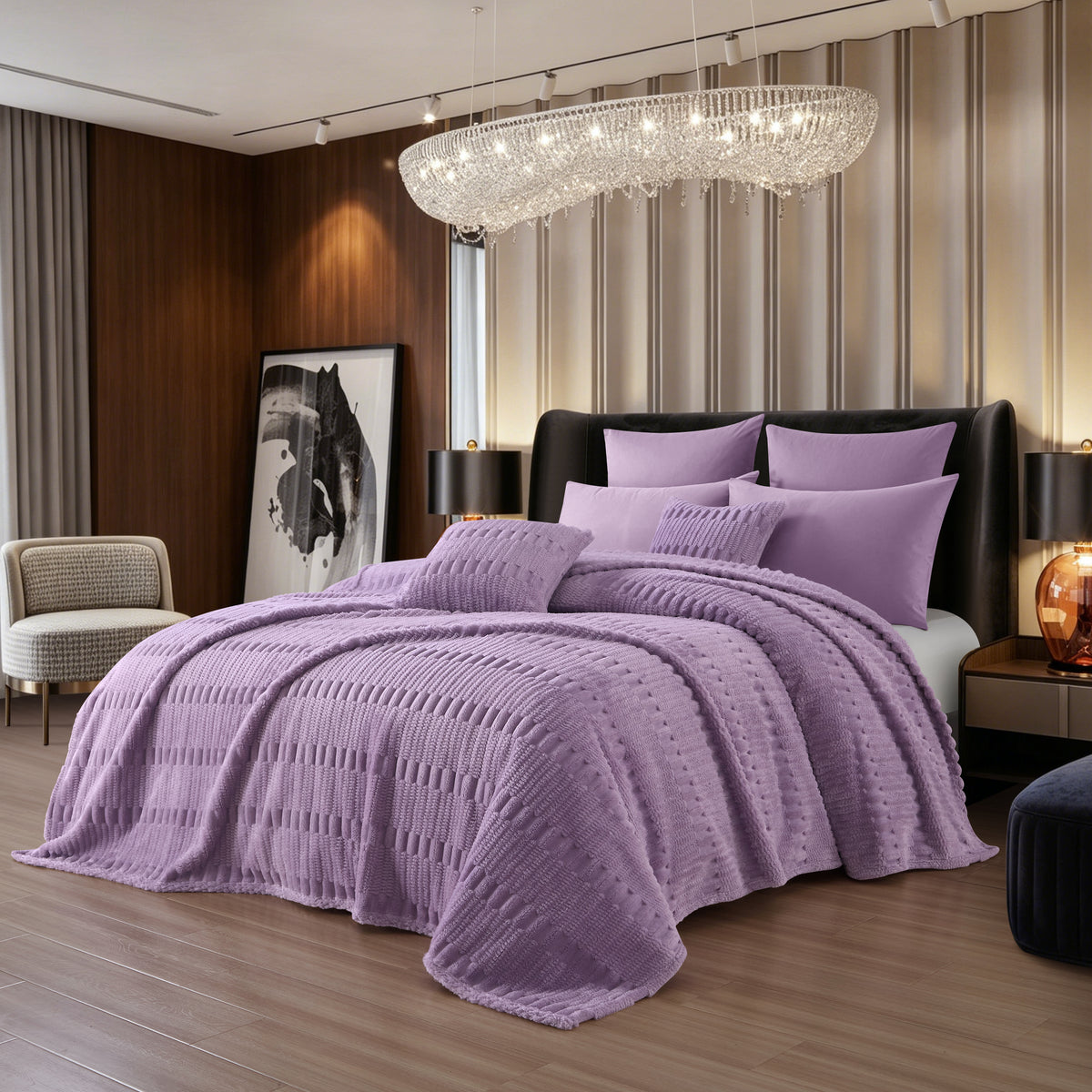Cobertor Ligero Regina 400 Sorrento Lavanda
