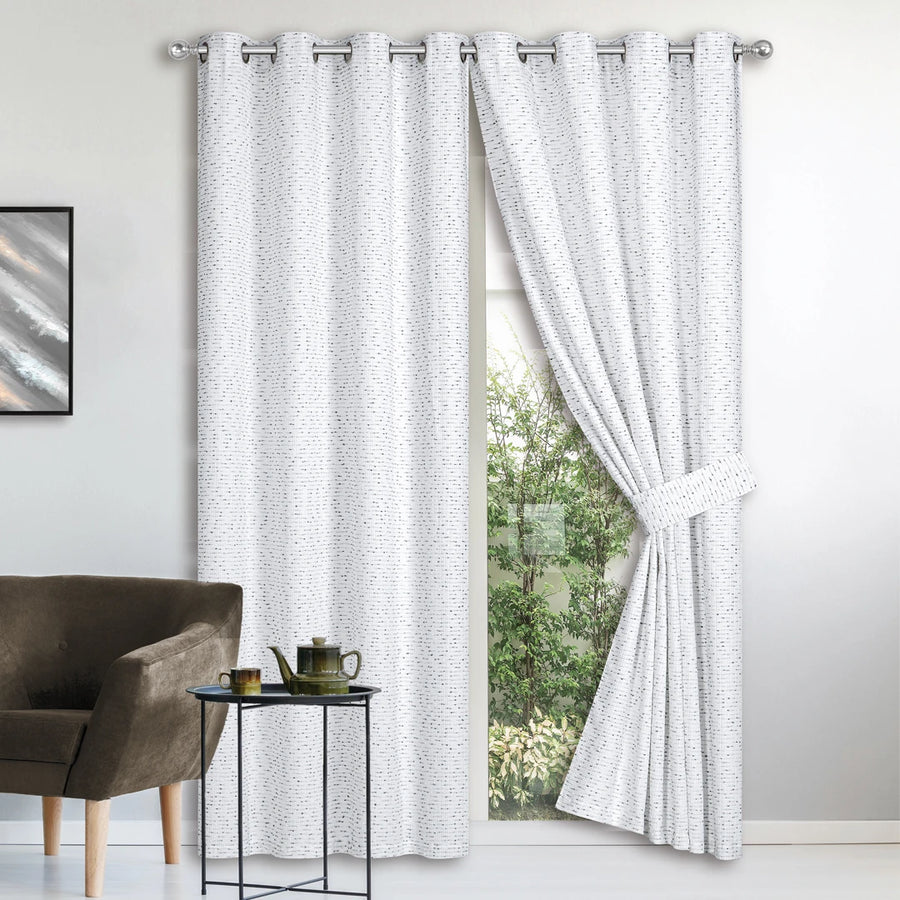 Juego de Cortinas Jacquard Chenille Avelar