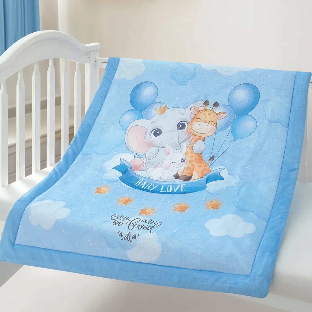 Baby Edre-Cobertor Bello Amore Cielo