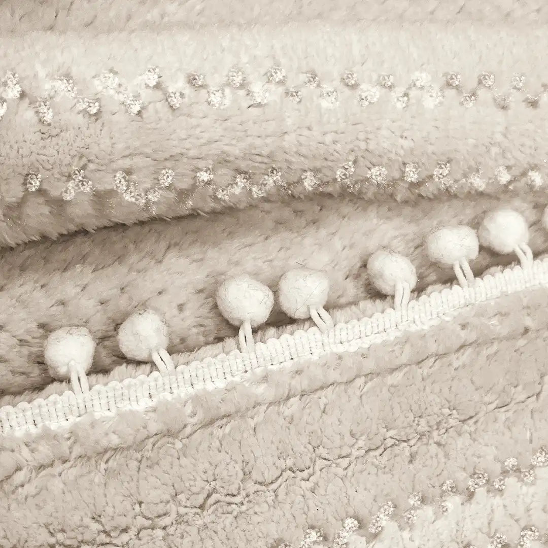 Cobertor Baby Pom-Pom Caramelo