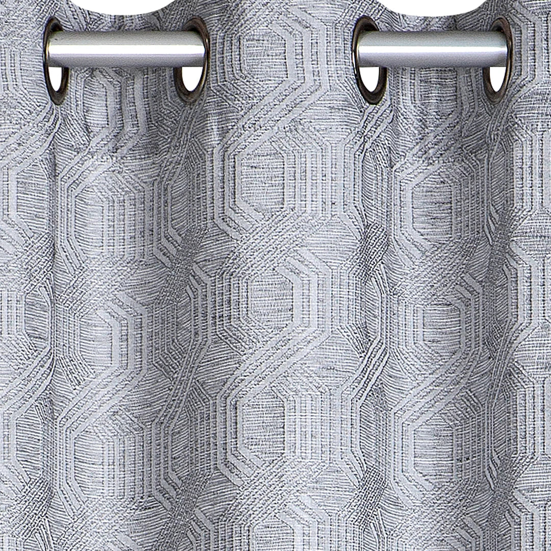 Juego de Cortinas Jacquard relieve 3D Mozart