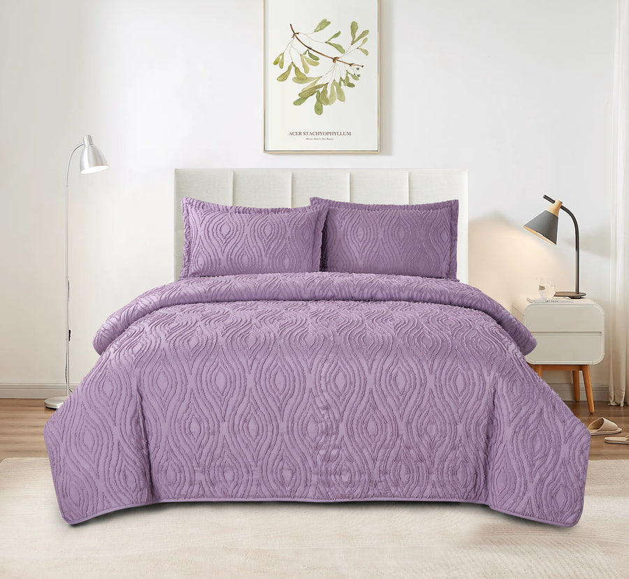 Set de edredón Ligero Relieve Jacquard Antillas