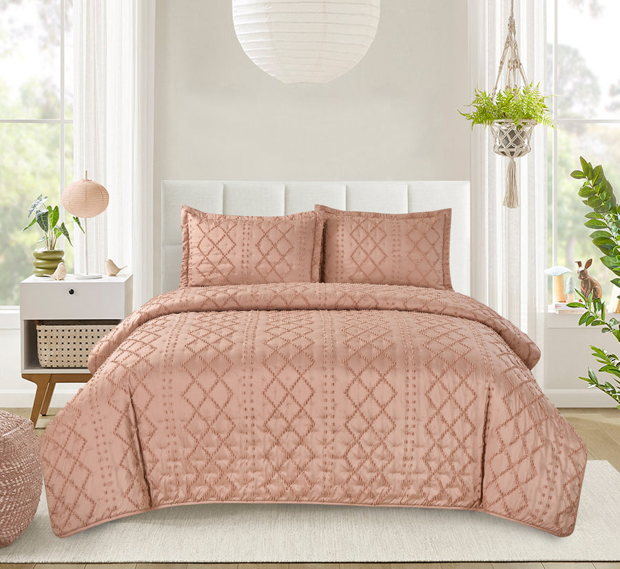 Set de edredón Ligero Relieve Jacquard Azcona