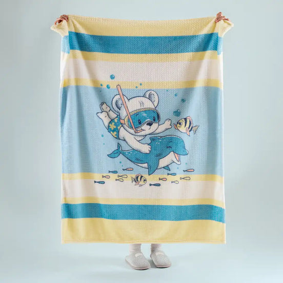 Cobertor Baby Textury Osito Snorkel