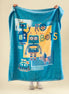 Cobertor Baby Textury Robots