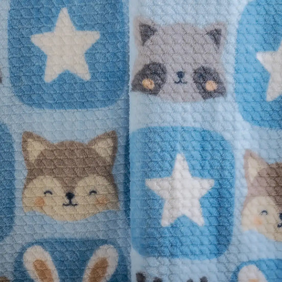 Cobertor Baby Textury Mapachito y Amis