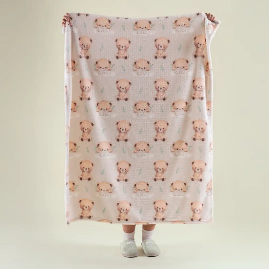 Cobertor Baby Textury Osito Hello