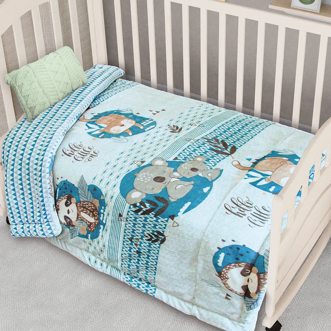 Baby Edre-Cobertor Bella Jungla Azul