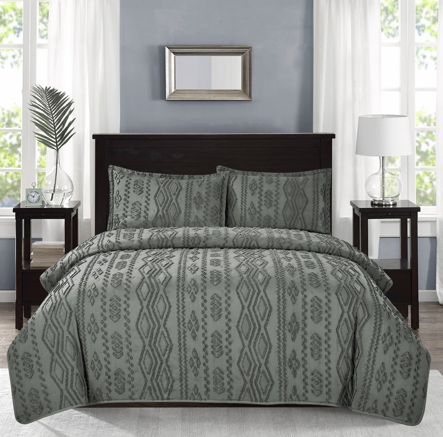 Set de edredón Ligero Relieve Jacquard Berlin