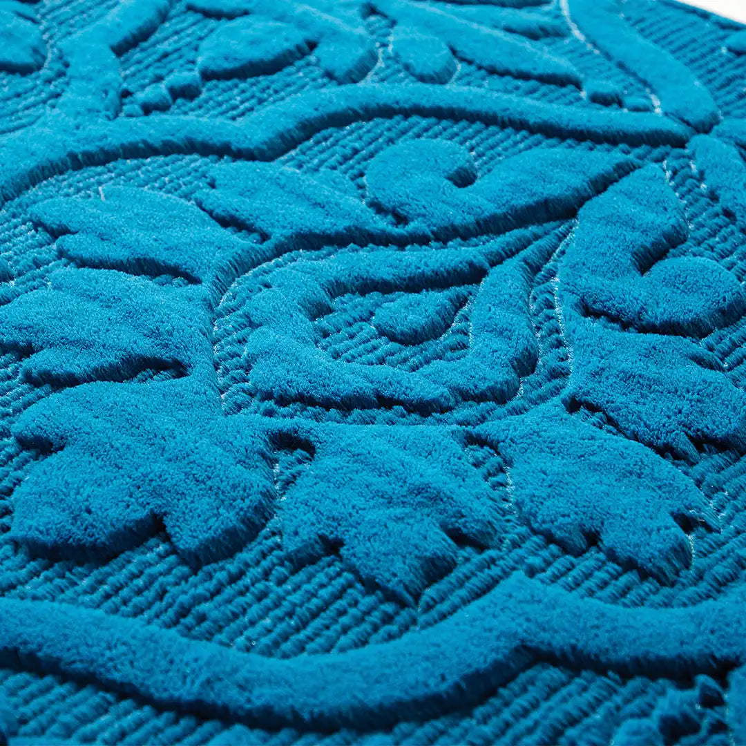 Set de Edre-Cobertor Boutique Da Vinci Indigo
