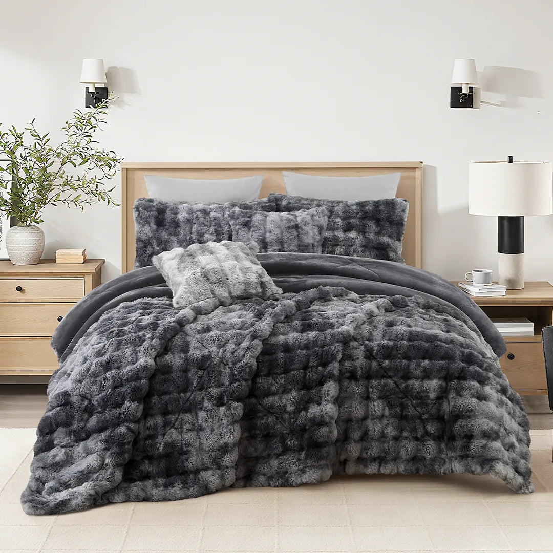 Cobertor Boutique Bubble Onyx