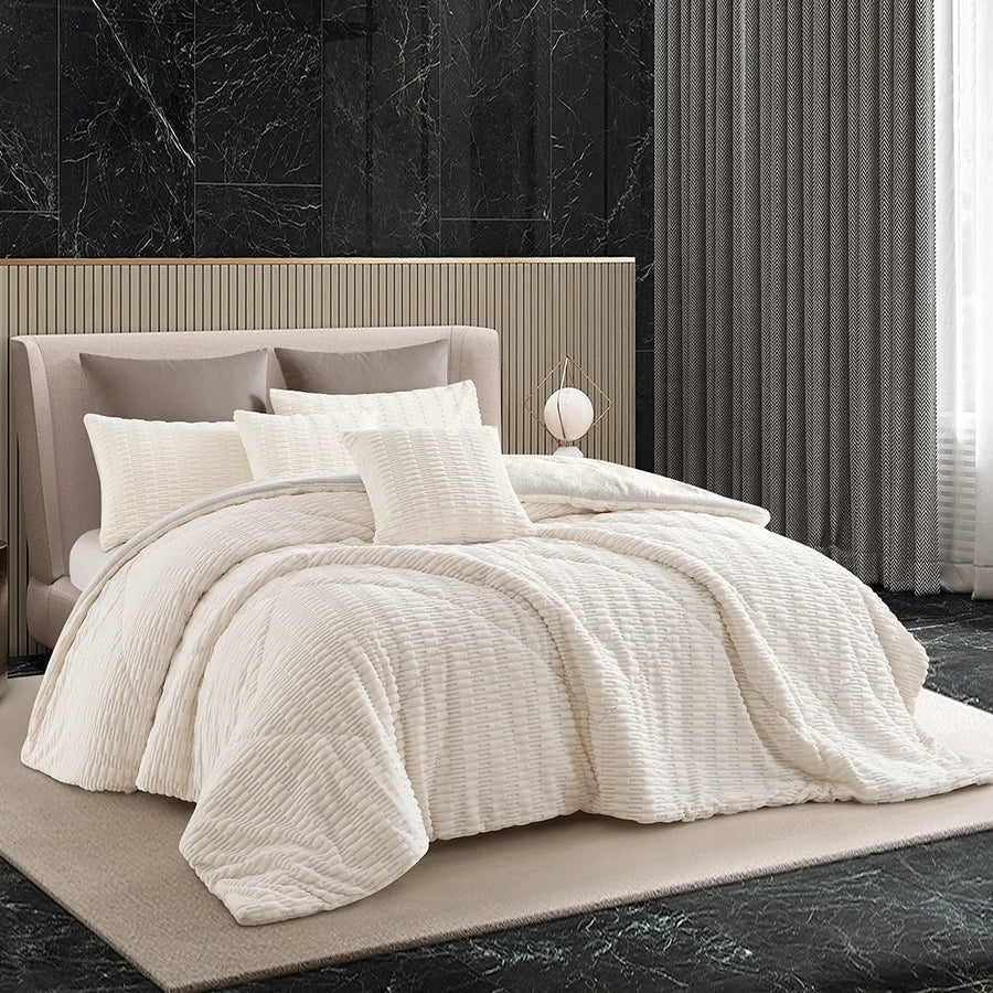 Cobertor Texturelle Capri Marfil