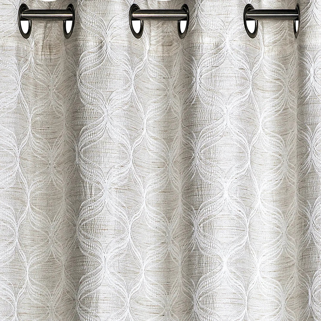 Set de Cortinas Jacquard Relieve 3D Coraline