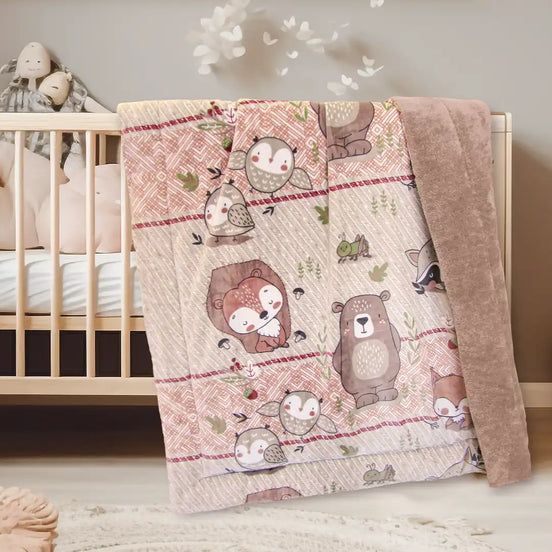 Imagen del producto Baby Edre-Cobertor Amigos del Bosque de Regina, con diseño premium y detalles descriptivos