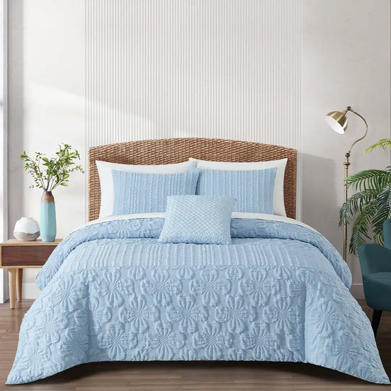 Set de Edredón Plisado Alejandría Delicaz