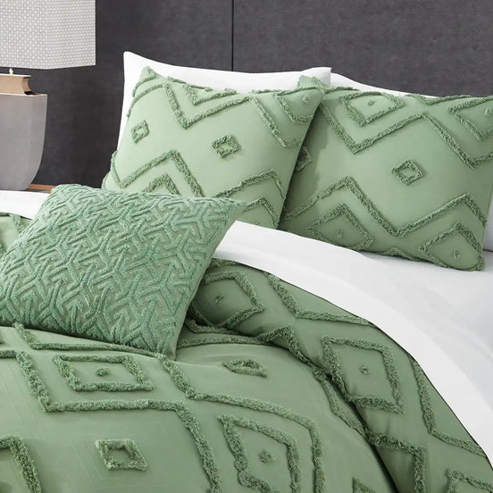 Set de Edredón Textura 3D Jacquard Ferreti